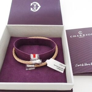 CHARRIOL Rose Gold & Silver Bangle Bracelet